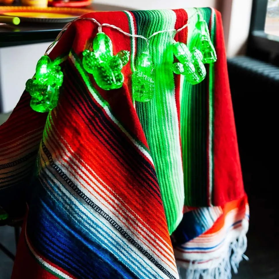 DÉGUISEMENT PONCHO MULTICOLORE MEXIQUE ADULTE