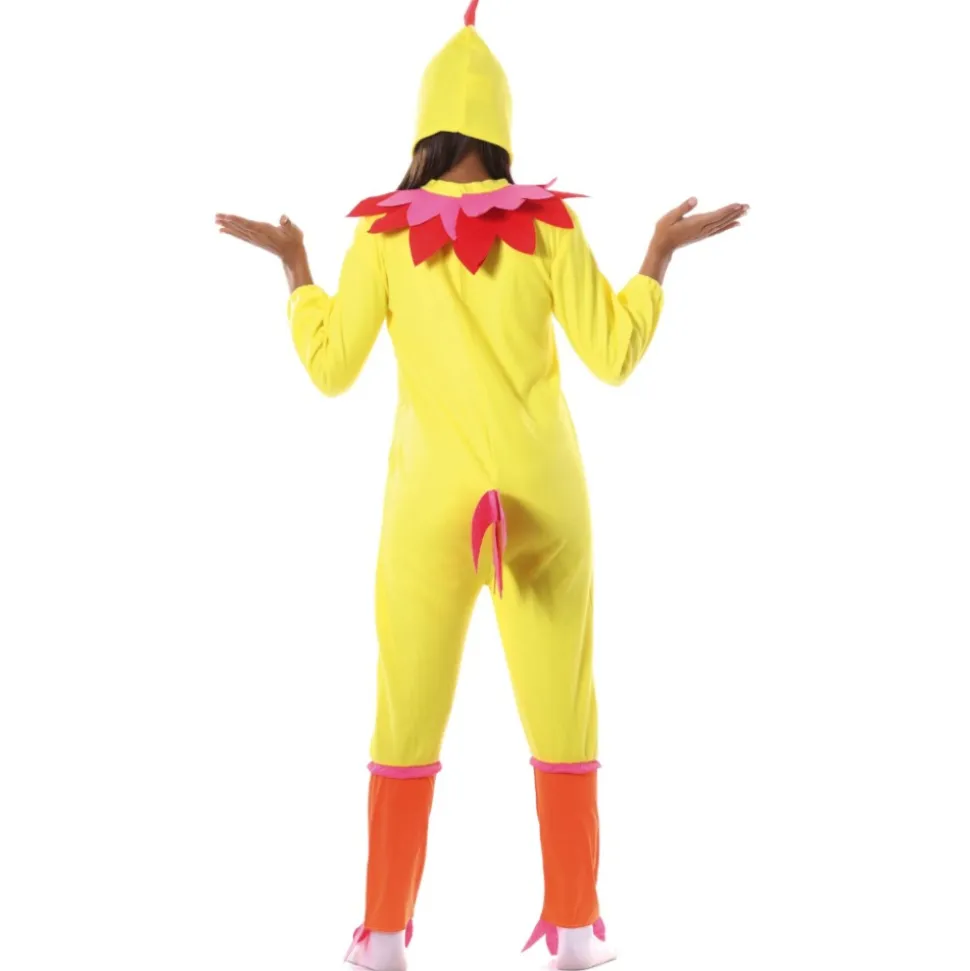 DÉGUISEMENT POULETTE JAUNE BASSE-COUR FEMME