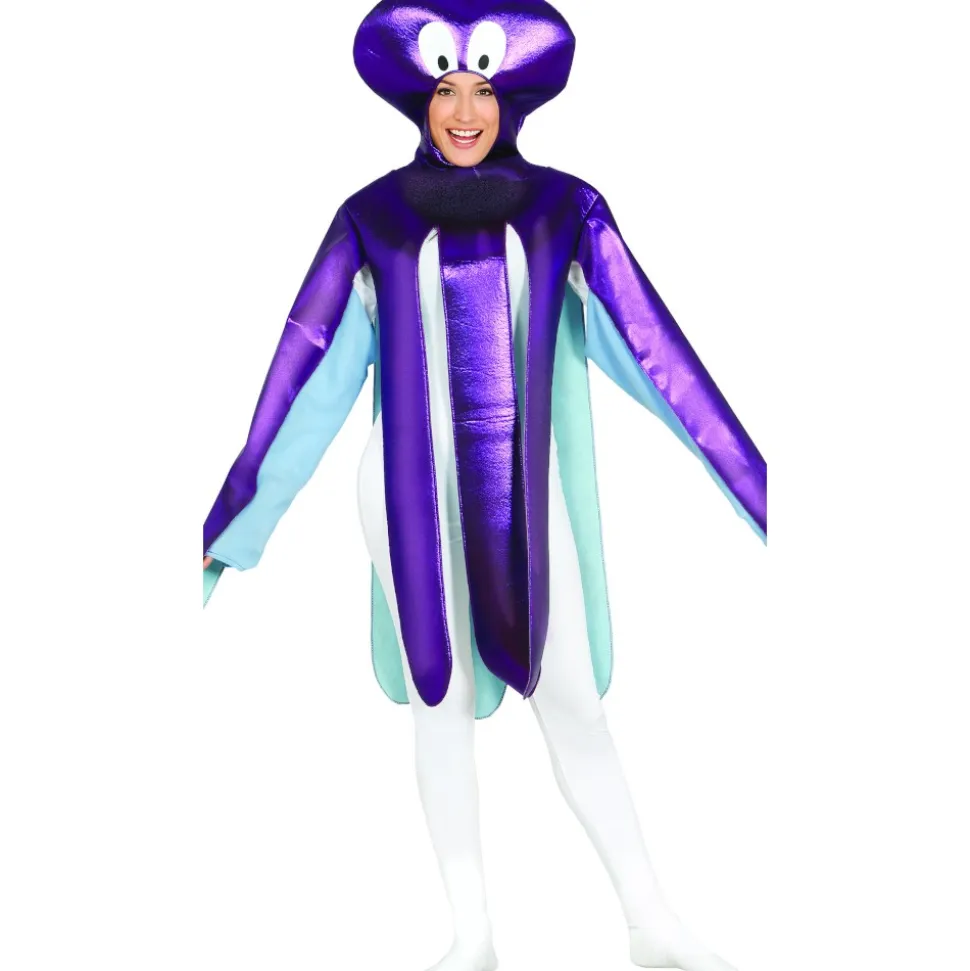 DÉGUISEMENT POULPE JOHN PIEUVRE VIOLET ADULTE