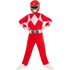DÉGUISEMENT POWER RANGER ROUGE ENFANT
