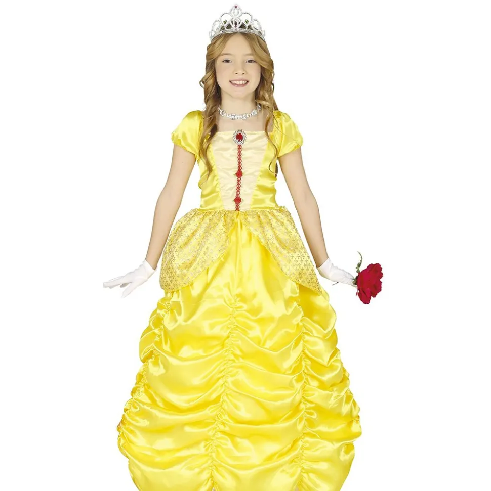 DÉGUISEMENT PRINCESSE BAL JAUNE FILLE