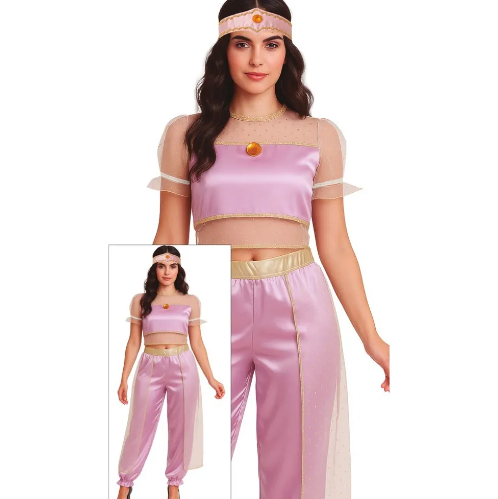 DÉGUISEMENT PRINCESSE DU DÉSERT ROSE FEMME