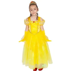 DÉGUISEMENT PRINCESSE JAUNE FILLE