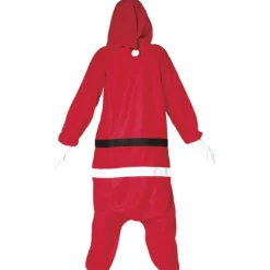 DÉGUISEMENT PYJAMA COMBINAISON PÈRE NOËL ADULTE