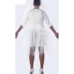 DÉGUISEMENT ROBE DE MARIÉE BLANCHE TRAVESTI HOMME