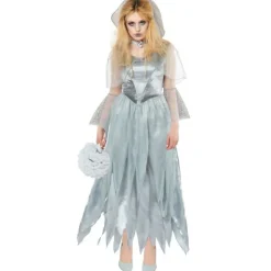 DÉGUISEMENT ROBE MARIÉE FANTÔME ZOMBIE FEMME
