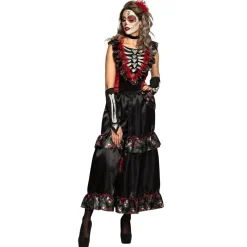DÉGUISEMENT ROBE REVERSIBLE JOUR DES MORTS FEMME