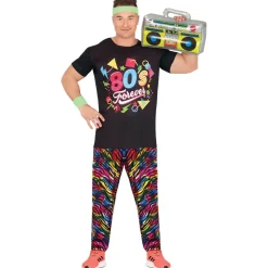 DÉGUISEMENT SPORTIF FAN DES ANNÉES 80 COLORÉ HOMME