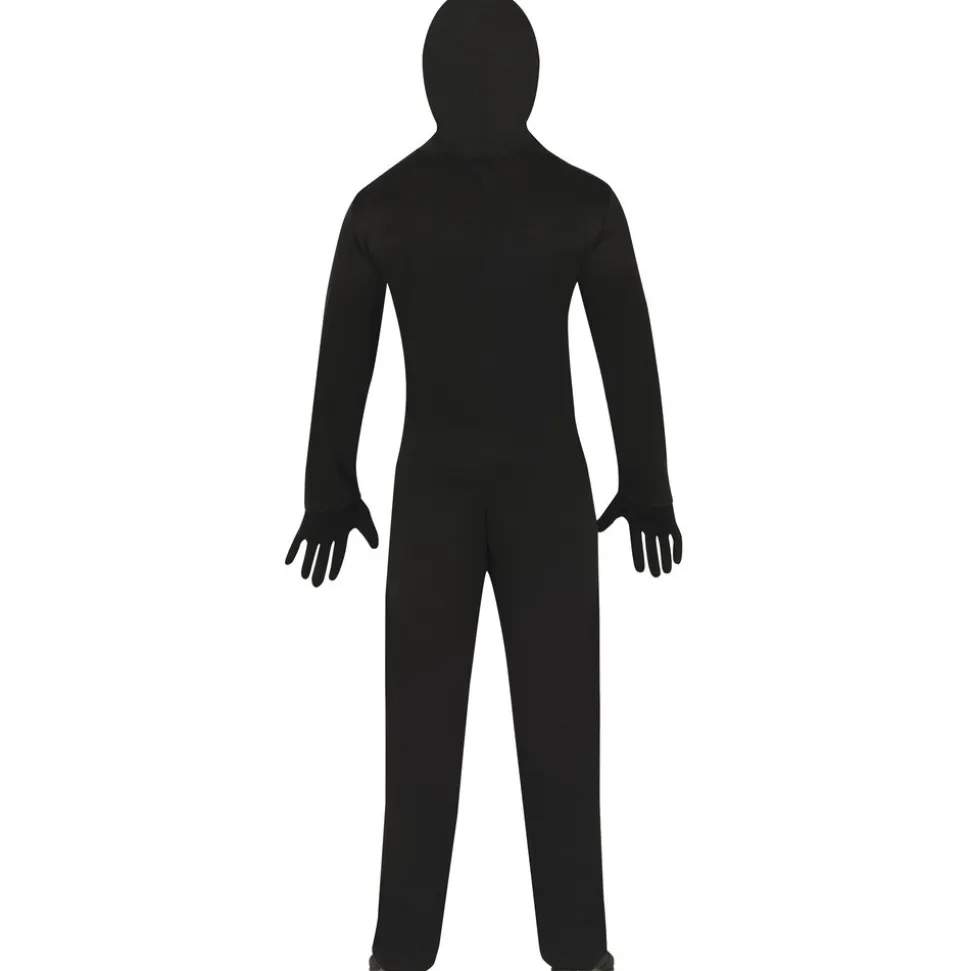 DÉGUISEMENT SQUELETTE HUMAIN COMBI CAPUCHE HOMME