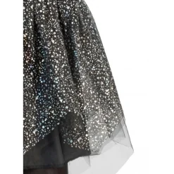 DÉGUISEMENT SQUELETTE ROBE COURTE IRISÉ FILLE