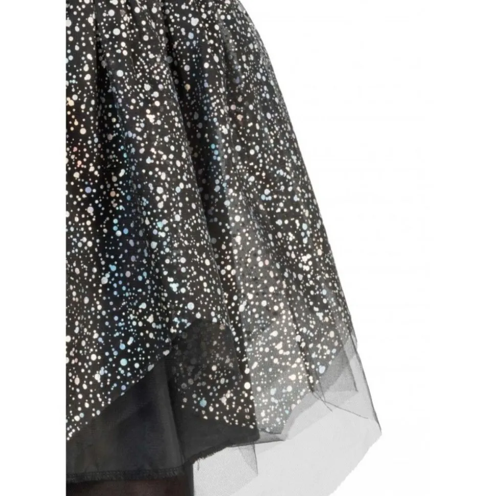 DÉGUISEMENT SQUELETTE ROBE COURTE IRISÉ FILLE