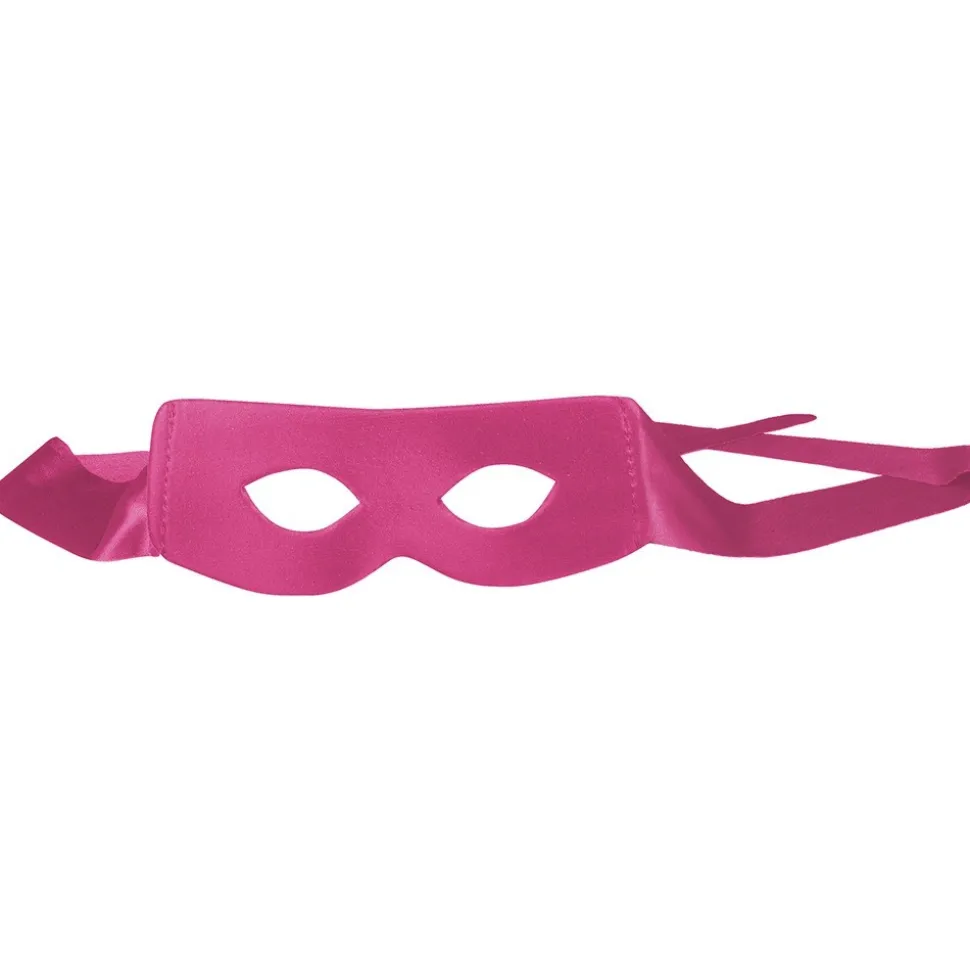 DÉGUISEMENT SUPER-HÉROS CAPE MASQUE ROSE ADULTE