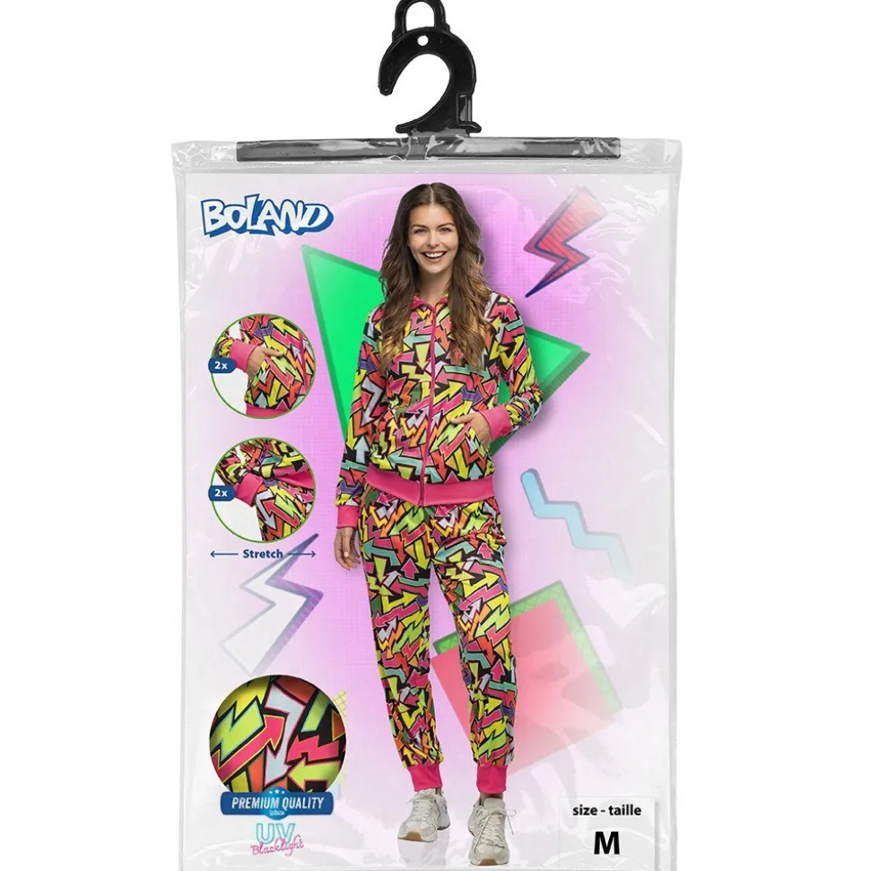 DÉGUISEMENT SURVÊTEMENT STREET ART FLUO UV FEMME
