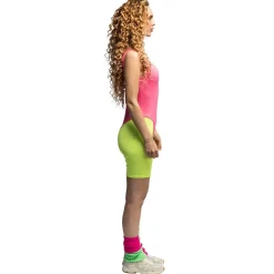 DÉGUISEMENT TENUE AÉROBIQUE ANNÉES 80 UV FEMME