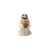 FANTÔME AVEC CITROUILLE DÉCORATIF RÉSINE 6.9X4.6CM