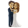 FIGURINE RÉSINE COUPLE MARIAGE TENDRESSE 16CM