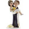FIGURINE RÉSINE COUPLE MARIAGE COMPLICE 16CM