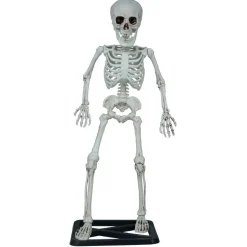 FIGURINE SQUELETTE DEBOUT DÉCO PVC 55CM