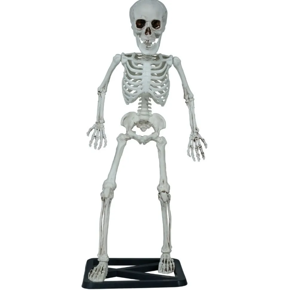 FIGURINE SQUELETTE DEBOUT DÉCO PVC 55CM