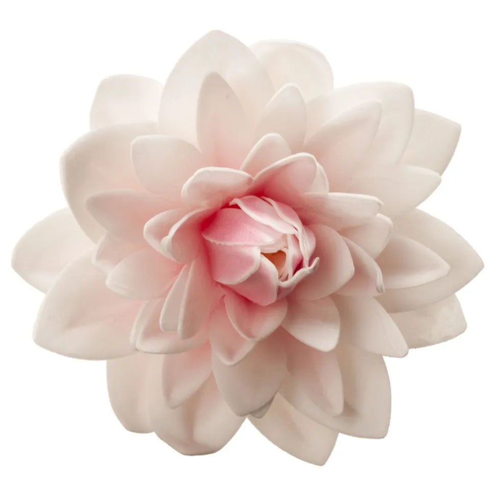 FLEUR DALIA COMESTIBLE AZYME 12.5CM ROSE