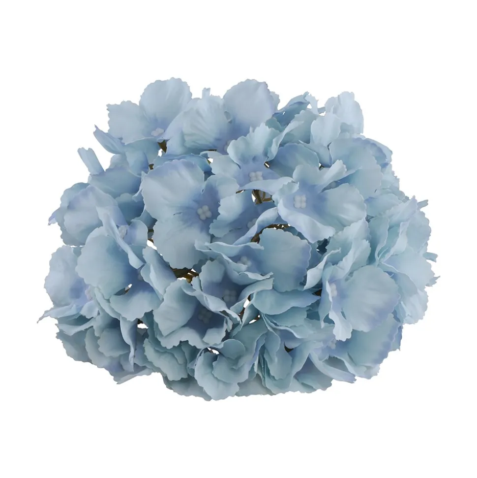 FLEUR HORTENSIA ARTIFICIEL 20X11CM BLEU