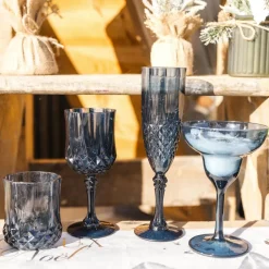 FLÛTE RÉUTILISABLE VINTAGE 22CL MARINE