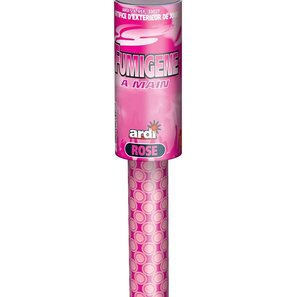 FUMIGENES À MAIN 213MM ROSE - T1