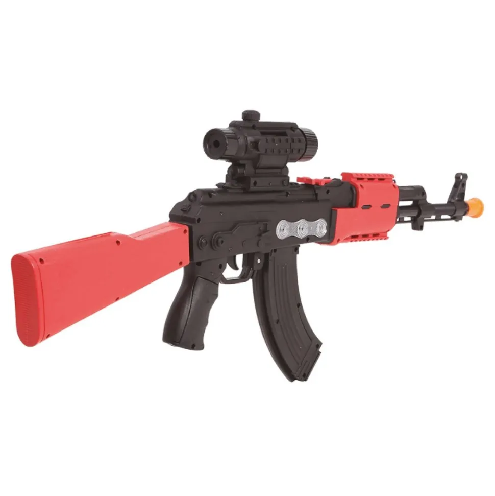 FUSIL PLASTIQUE SONORE VISEUR SNIPER 68CM NOIR