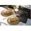 10 GOBELETS CARTON ANNIVERSAIRE HOLO 27CL OR