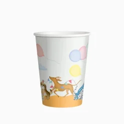 10 GOBELETS CARTON CHIOTS CÉLÉBRATION 27CL