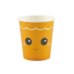 8 GOBELETS CARTON CITROUILLES SWEETY HALLOWEEN 20CL