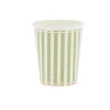 8 GOBELETS CARTON JARDIN FRANÇAISE 255ML CRÈME