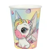 10 GOBELETS CARTON PETITE FÉE 27CL MULTICOLORE