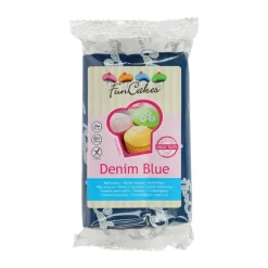 250 GRS PÂTE À SUCRE FUNCAKES - BLEU JEAN