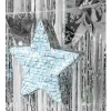 GUIRLANDE 20 FANIONS ASPECT MÉTAL 10M ARGENT