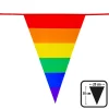 GUIRLANDE À FANIONS FIERTÉ LGBT 10M ARC-EN-CIEL
