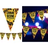 GUIRLANDE FANIONS SCÈNE CRIME POLICE 3M JAUNE