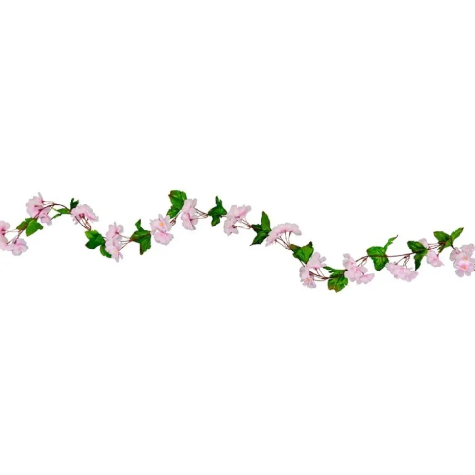 GUIRLANDE FLEURS CERISIER ARTIFICIEL 220CM ROSE