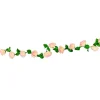 GUIRLANDE FLEURS ROSIER ARTIFICIEL 220CM ROSE
