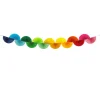 GUIRLANDE PAPIER ÉVENTAIL ARC-EN-CIEL 2.5CM COLORÉ
