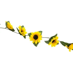 GUIRLANDE TOURNESOL ARTIFICIEL 2.3M JAUNE