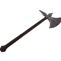 HACHE PLASTIQUE COMBAT VIKING BARBARE 83CM MARRON
