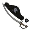 JEU ACCESOIRES PIRATE CHAPEAU SABRE CACHE-IL