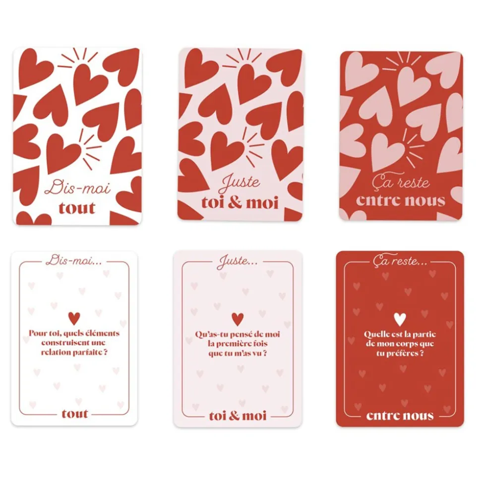 JEU DE CARTES SPÉCIAL COUPLE 24 QUESTIONS