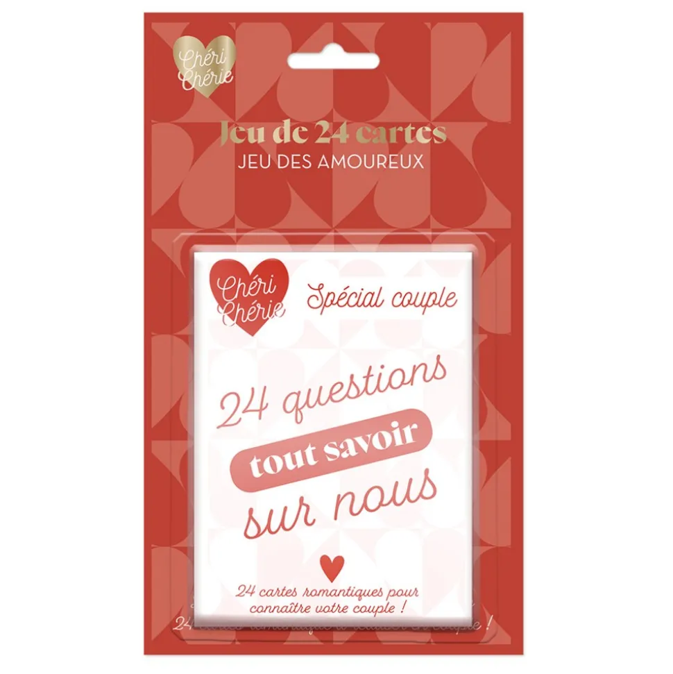 JEU DE CARTES SPÉCIAL COUPLE 24 QUESTIONS