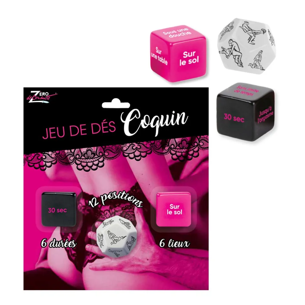 JEU DE 3 DÉS COQUINS