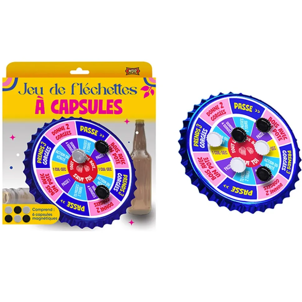 JEU DE FLÊCHETTES CAPSULES 24.5CM