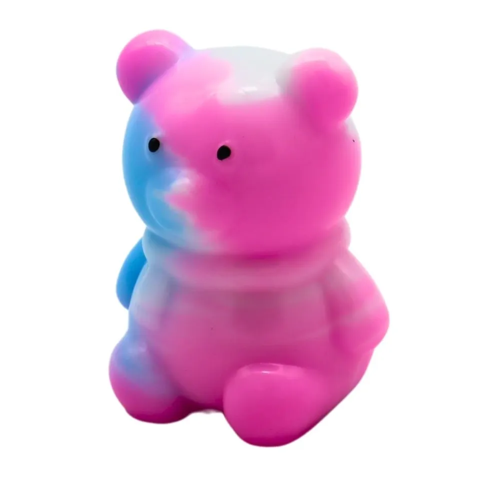 JOUET ANIMAL ANTISTRESS OURS MARBRÉ 5CM