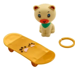 JOUET CHIEN 2 ACCESSOIRES 5CM