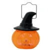 LANTERNE CITROUILLE CHAPEAU SORCIÈRE 8X7CM